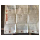 Antique Settlement Indenture from 1891