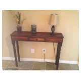 Bamboo Sofa Table $100