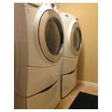 Whirlpool Duet Steam washer and dryer 1.5 years old  with pedestals $1400 set (paid $2400)