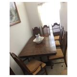 Dining Room Table w/6 Chairs