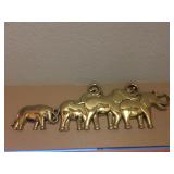 Brass Elephant Decor