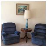 Blue Recliners $100 ea.