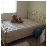 Brass headboard/footboard $60