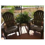 Brown Adirondack Chairs