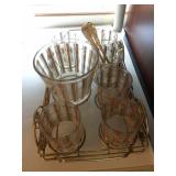 Mid Century Drink Set w/Tray