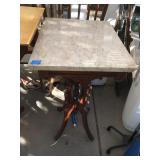 Vintage table w/marble top