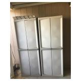 (2) Rubbermaids Cabinets
