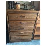 Tall Oak Dresser