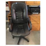 Black Leather Office Chair