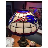 New England Patriots Stained Glass Lamp