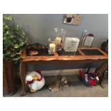 Entry Table w/Glass Top