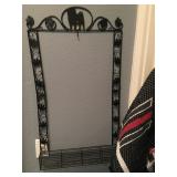 Metal Pug Calendar Holder