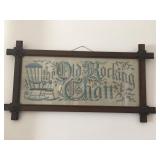 Vintage Framed Needlepoint