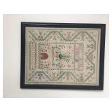Vintage Framed Needlepoint