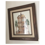 Vintage Framed Needlepoint