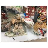 (2) Small Jim Shore Holiday