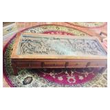 Asian Carved Coffee Table