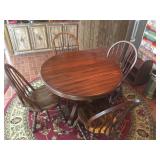 Dark Table w/4 Chairs