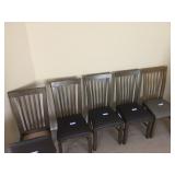 (5) Chairs w/Storage