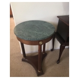 Bombay Marble Top Accent Table