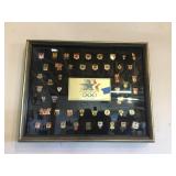 Framed Olympic Pins