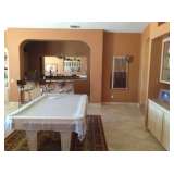 Pool Table w/10 cues and holder $600 (Paid $1800)