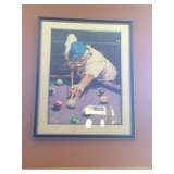 Aldo Luongo Billards Lithograph $400  (paid $1500)
