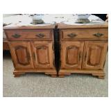 (2) Maple Nightstands