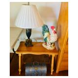 Blonde Table - Fitz & Floyd Rooster