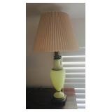 Vaseline Glass Lamp