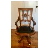 Vintage Leather Office Chair