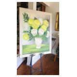 Large Easel & Painting