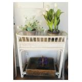 Wicker Plant Stand