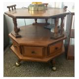 Mid Century Octagonal End table