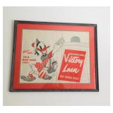 Vintage Donald Duck Victory Lane Ad - Rare!