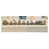 Vintage Hudson Pewter Disney Character Band Train