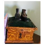 Antique Box - Child Shoes