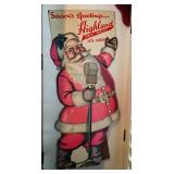 Vintage Highland Finest Ice Cream Sign