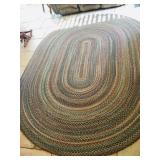 Oval Braided Area Rug -7ft. x 9