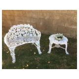 Cast Iron Bench / table