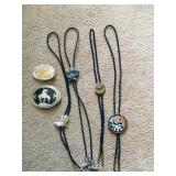 Misc Bolo Ties / Belt Buckles - Some Disney