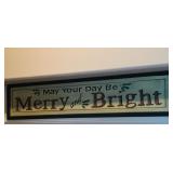 Merry and Bright Sign