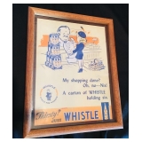 Vintage Whistle Soda Advertisement