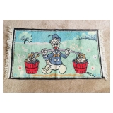 Vintage Donald Duck Rug