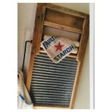 Antique Clothes Washer Board with Wringer