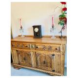 Vintage Carved Buffet Cabinet