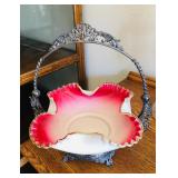 Antique Victorian Bridal Bowl