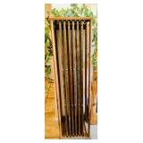 (6) Extra Leaves for Dining Table w/ Holder