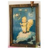 Antique Ice Cream Cupie Doll Sign
