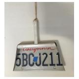 License Plate Dust Pan